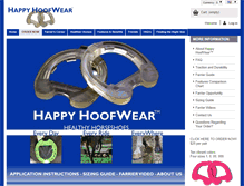Tablet Screenshot of happyhoofwear.com